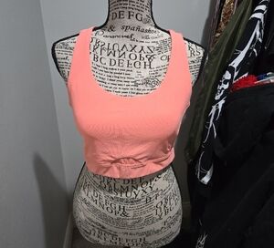 Xersion Orange & Gray Athletic Sports Bras